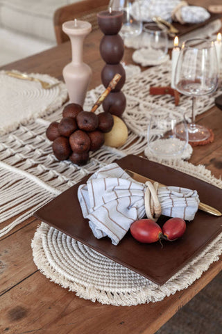 Set of 4 Rattan Napkin Rings