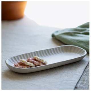 Oblong White Platter