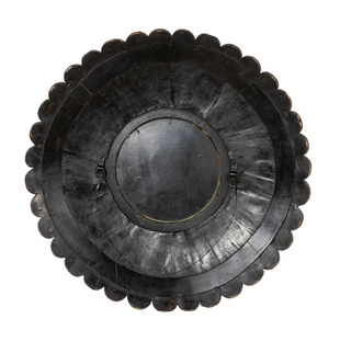 Round Peacock Mirror, 36"W