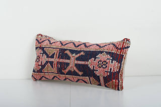 Throw pillow made from Turkish vintage rug is a one-of-a-kind item