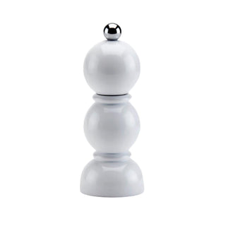 White Mini Bobbin Salt or Pepper Grinder