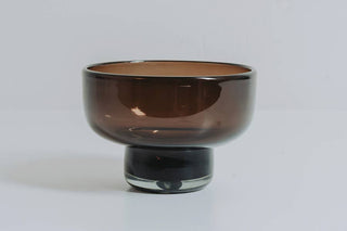 Smoky brown wide mouth margarita / Mezcal Glass