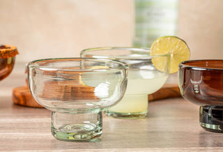 Modern, Wide Mouth Margarita or Mezcal Glasses