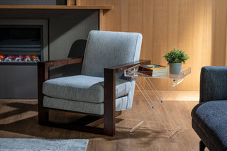 Simply Brilliant Acrylic Foldable Tray Side Table