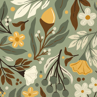 Autumn Acorn Paper Lunch Napkins 20 ct Fall