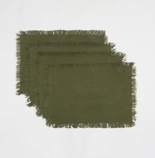 Placemats - Muse - Olive Green - Set/4