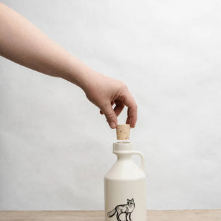 Fox Syrup Jar