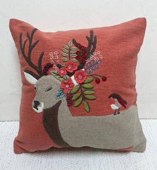 Deer Applique Pillow