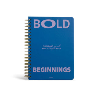 Daily Planner, Undated, B5 Spiral Hardcover - Bold