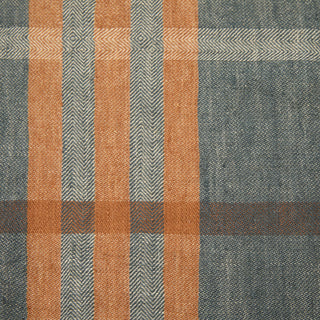 Modern Plaid Throw Navy & Chestnut 22x22