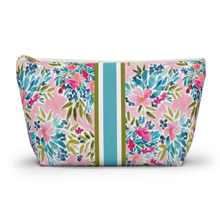 Mahjong Tile Pouch: Preppy Cheetah Blue