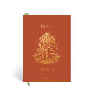 Guided Travel Journal, Foiled, A5 Hardcover - All Aboard