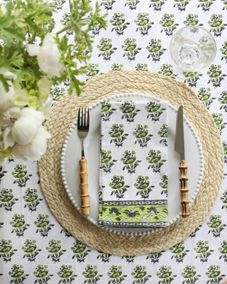 Tablecloth Gayatri Buti Olive: 60x90