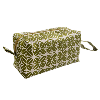 Coffee bean avocado medium cosmetic bag handmade in Bali