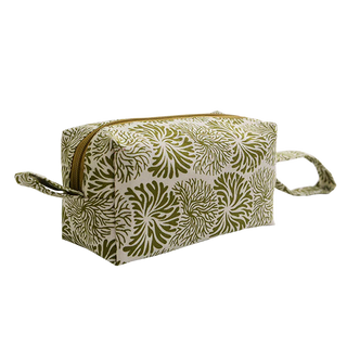 Small tumbleweed avocado cosmetic bag handmade in Bali